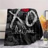 1 Pezzo Coperta in Flanella con Stampa The Weeknd, Alta Qualità Confortevole per Tutte le Stagioni, Arredamento per la Casa, Calore e Comfort, Perfetta per Regali