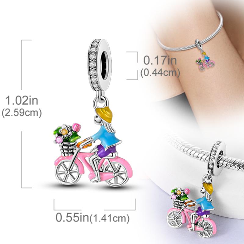 New Original Copper Charms Beads Pendants For Original Bracelet Necklaces Charm Women Diy Jewelry Gifts