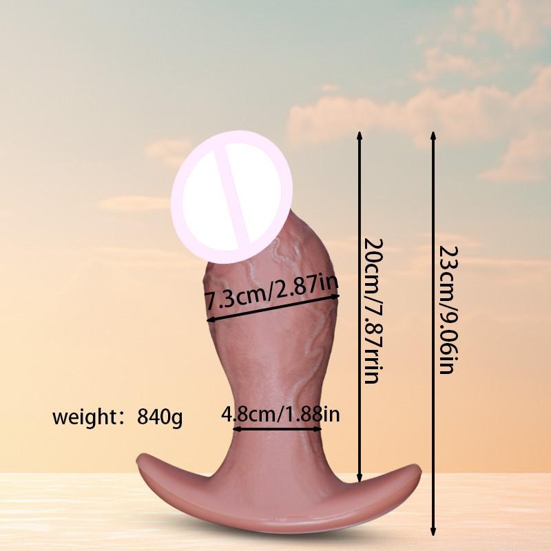 Realistic Veins Penis Soft Wearable Huge Dildo Silicone Big Masturbator Cock Anal Sex Toys for Women Men G-point Vaginal Clitoris Massage Stimulator