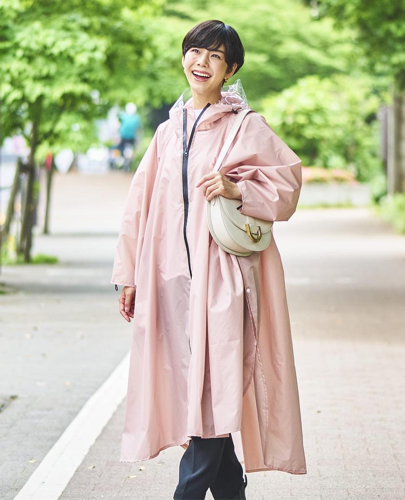 TREVERZ One Size Fits Stylish and Cute for Includes Storage Waterproof and Women's Raincoat/Rain Poncho, All, Cycling, Bag, Water-Repellent (Pink