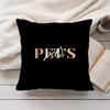 Simplicity Pattern Love Cushion Cover Silky Short Plush Invisible Zipper Dustproof Sofa Pillow Case For Home Decor