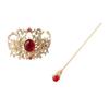 Zinc Zinc Alloy Headwear Crystal Pearl Hanfu Ornament Hair Accessories Women Tiara Chinese Style Hair Crown
