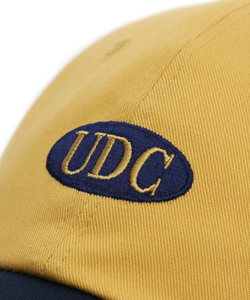 Eondeokeonteulol Cotton Logo Ball Cap Es Udc / Authentic B B / Yellow Navy