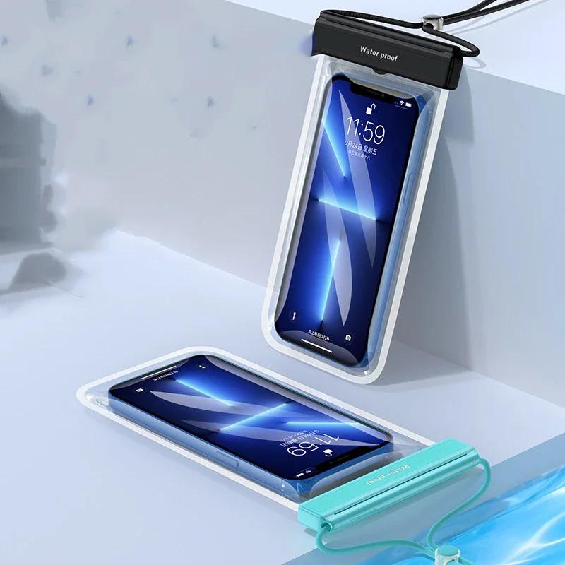 Waterproof Phone Case Drift Diving Swimming Waterproof Bag for 6 Inch Mobile Cover Pouch Bag Case Underwater Dry Bag Case Cover