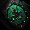 MARK FAIRWHALE Watches for Man 5690 New Resin Case Chronograph Calendar Waterproof Men Watch Sports Silicone Strap Reloj Hombre