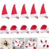 Cute Sweet Christmas Hat Hairpin Santa Claus Cap Hairclip Mini Bright Hat Metal Barrettes Festival Beautify Appearance Hair Clip