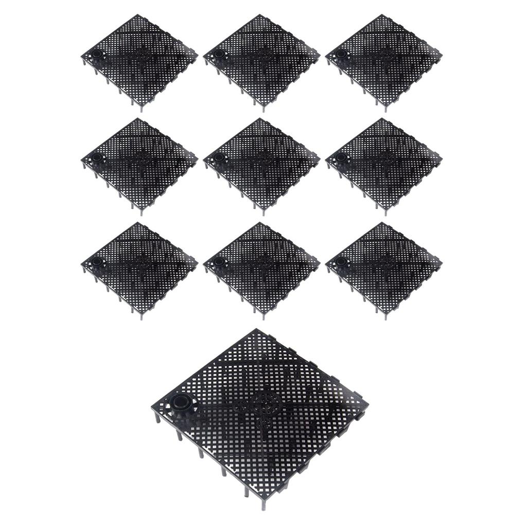 10Pcs Fish Tank Bottom Filter Plate, Splicing Combination Clapboard, Sand Gravel Filter Board