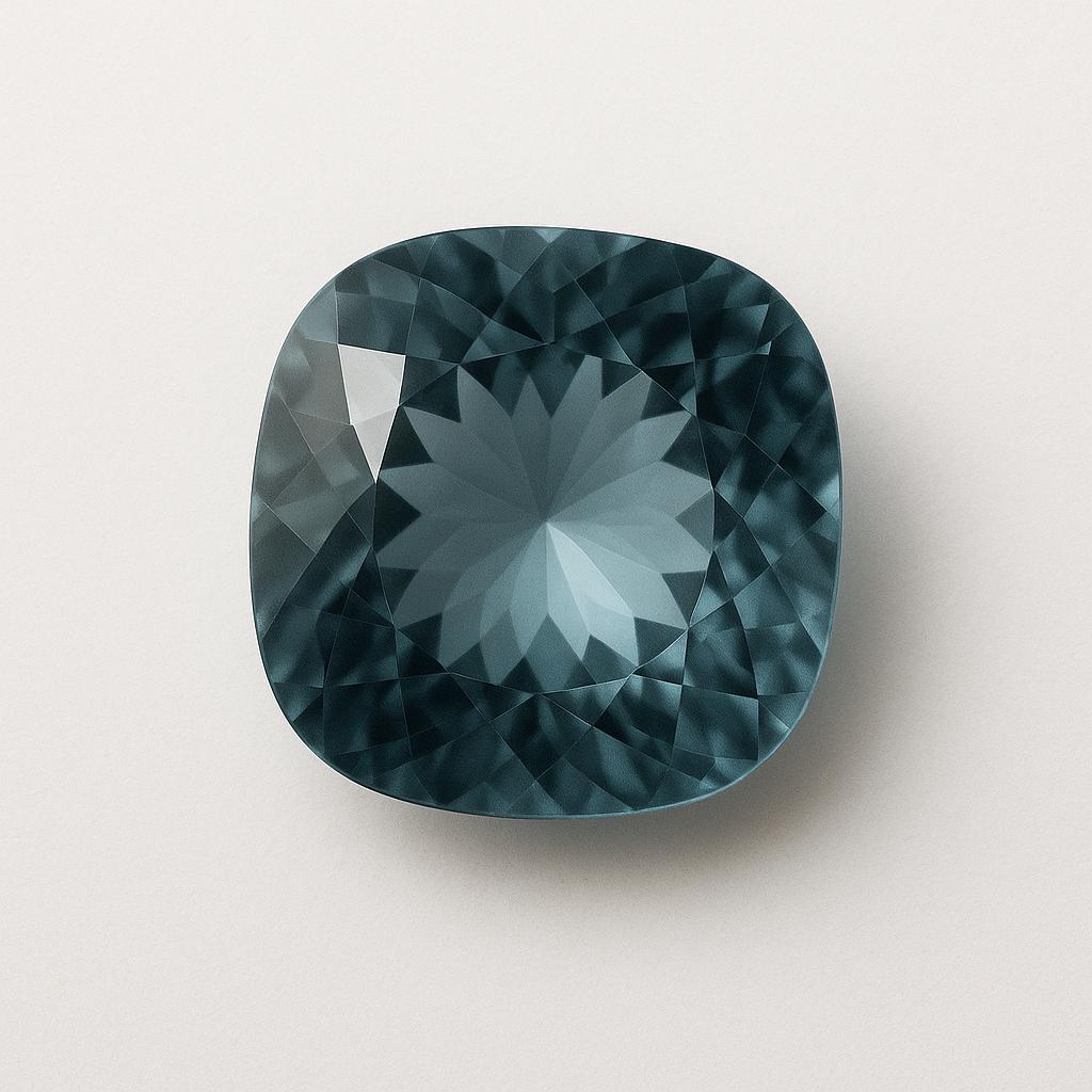 Natural Blue Aquamarine Loose Gemstone 9.20 ct Cushion for Jewelry Making and Gem Collections