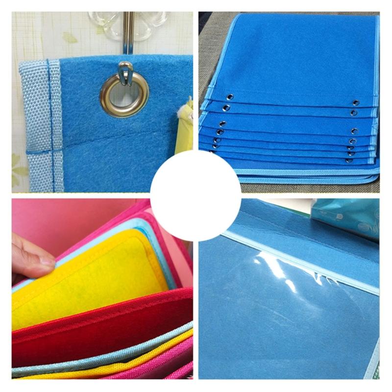 Borsa portaoggetti per aule, tasca, tabella, appendino, organizer da parete per asili, schede, compiti, disegni, immagini