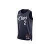 Basketball Jersey City Edition 2023/24 Season, Los Angeles Clippers, Kawhi Leonard Size 2 Men's Marine Blue DX8505-420
