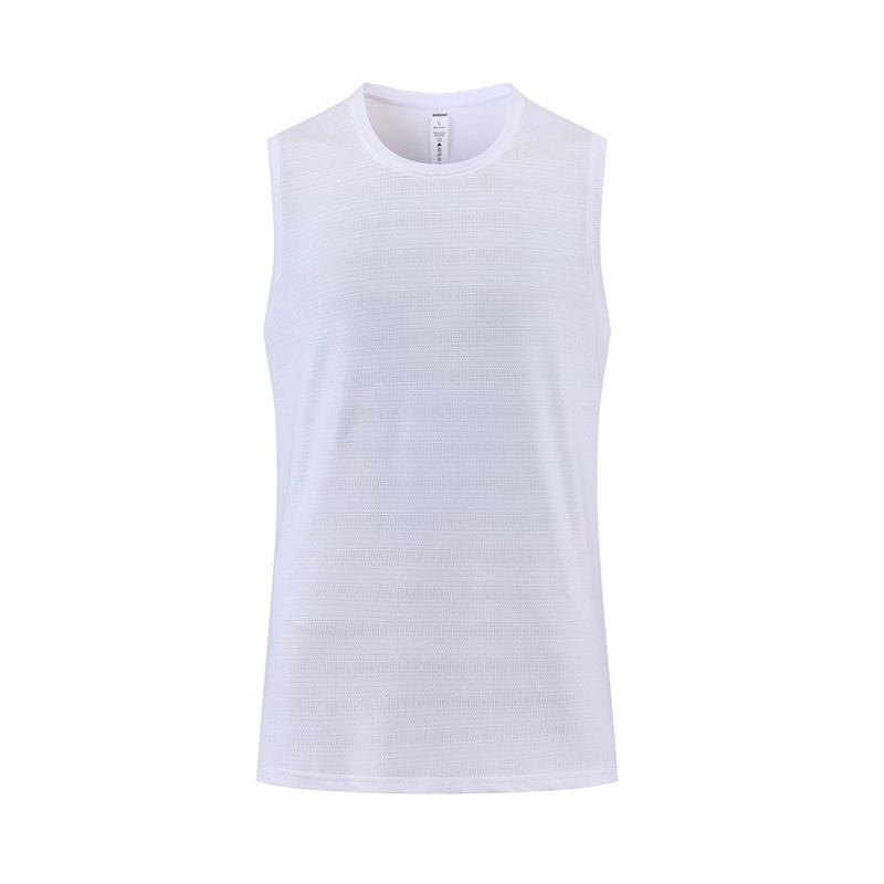 Men's Quick-Dry Sports Vest 2023: Summer Solid Color Round Neck for Running, Fitness & Basketball