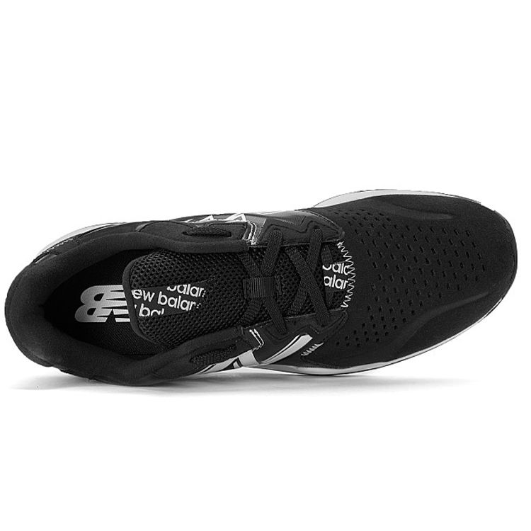 New Balance NB 1100 Comfortable Mesh Synthetic Leather Low Top Running Shoes Unisex Running Shoes Black White MS1100SA