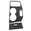 Car Gear Shift Water Cup Holder Panel Decoration Cover Trim For Jeep Grand Cherokee 2014 2015 Black Carbon Fiber
