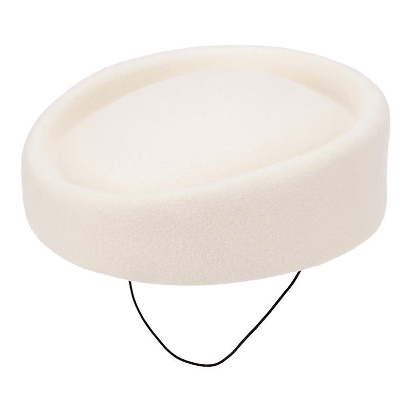 Berretto in feltro di lana stile Hepburn francese da donna 2025 – Elegante cappello invernale retrò