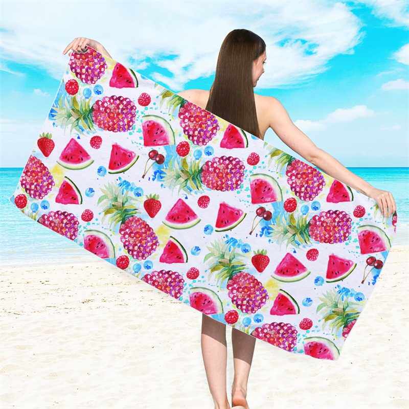 

Summer Style Thin Bath Towel Quick-Drying Absorbent Portable Beach Swimming Towel for Travel And Beach Use W40*H60(CM)