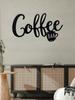 Vintage Metal Tin Coffee Sign Rustic Industrial Wall Art Plaque for Home Kitchen Cafe Decor Farmhouse Gift