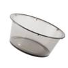 Large Transparent Laundry Basin Household Plastic Simple Thickened Washbasin Student Dormitory Plastic Basin Grey