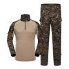 Taktischer Langarm Camouflage Trainingsanzug Outdoor Fitness Militärstil Workout Ausrüstung Atmungsaktiv Langlebig