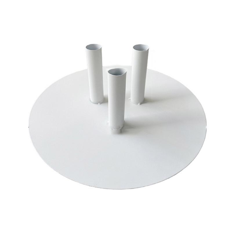 Base de Support de Fleurs Robuste avec Conception Amovible à 3 Trous pour Centres de Table de Réception de Mariage Décoration d'Événement Fourniture