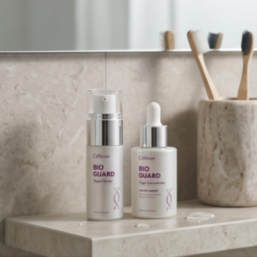 Celltrion Skincare / Celinon Bio Guard Lifting Skincare 7-elementowy Pełny Zestaw / Całościowy System Przeciwstarzeniowy / Zestaw / Z Korei