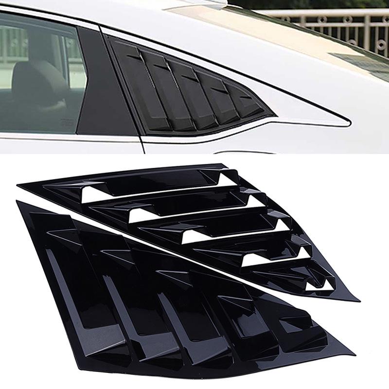 

10th Gen Accord Mustang-Style Rear Window Louvers for 18-20 Models Matte Black