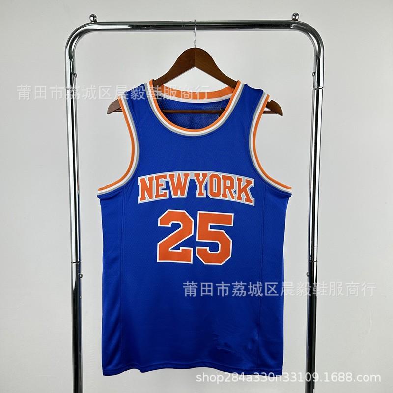 New York Knicks Basketball Jersey Men Women Cotton Blend Team Sport Shirt Practice Game Fan Wear