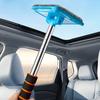 Car Windshield Cleaning Brush Aluminum Alloy Microfiber Car Window Cleaner Retractable Car Windshield Washer for Car