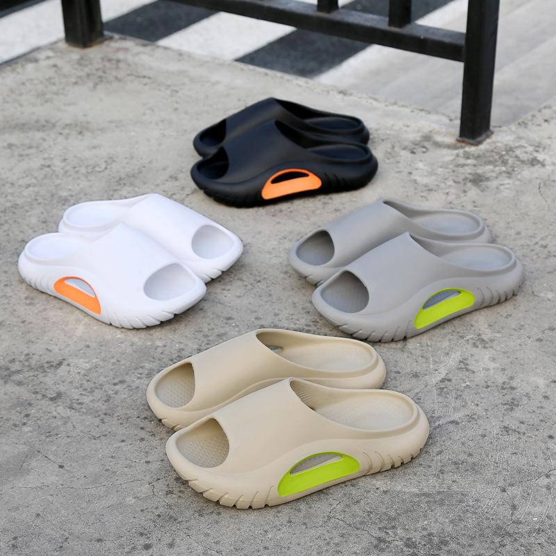 Herren Kokosnuss-Sandalen: Trendiger weicher Pantoletten-Slipper mit dicker Sohle für sommerliche Outdoor-Aktivitäten.