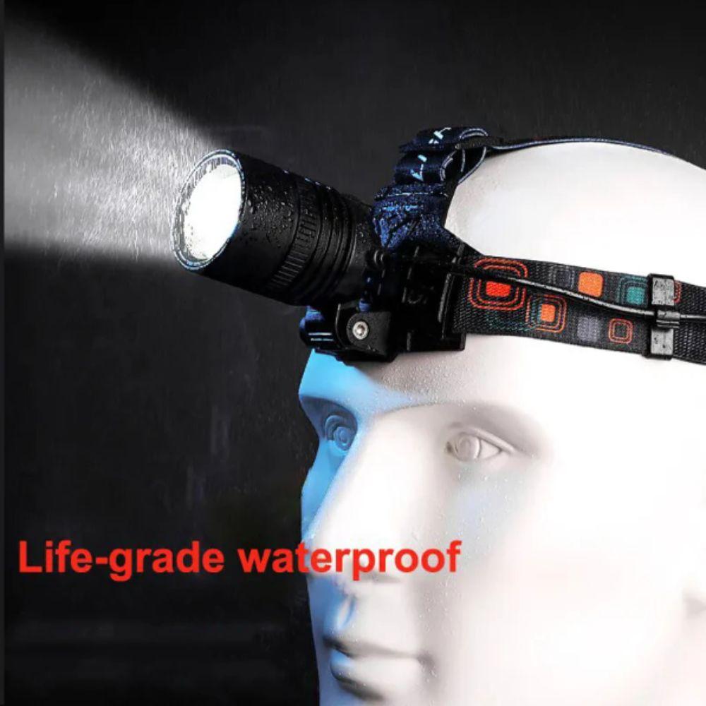 High Power LED USB Rechargeable Headlamp 3 Lighting Modes Zoomable Head Lights  Outdoor Activities