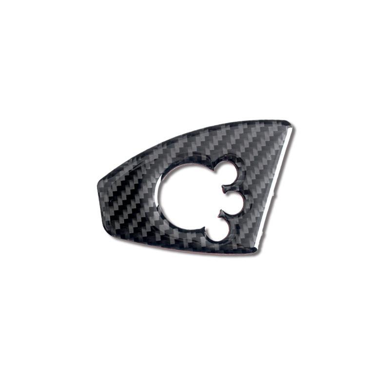 TT 8N 8J MK123 TTRS 2008 ~ 2014 Aksesuarları 2 adet/grup Karbon Fiber Stil Araba İç Otomatik Kapı Anahtarı Düğmesi Paneli Kapak Kılıf etiket