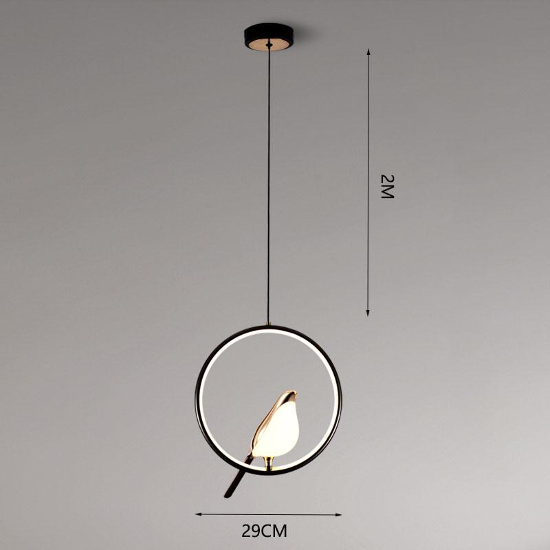 Nordic Modern LED Ceiling Pendent Lights Lucky Bird Light Magpie Chandelier Indoor Lighting Bedroom Kitchen Bar Lamp Home Decor