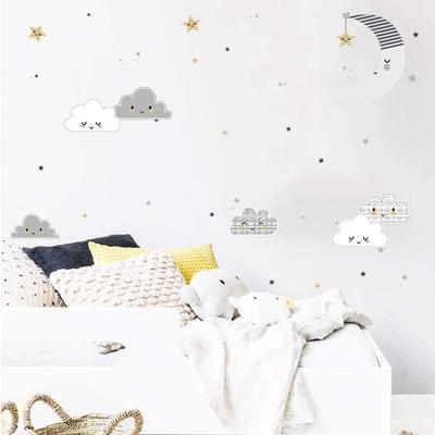 Self Adhesive Unisex Girl Room Decorative for Kids Room Nursery Wall Sticker Home Decor Wall Decal Room Decoration