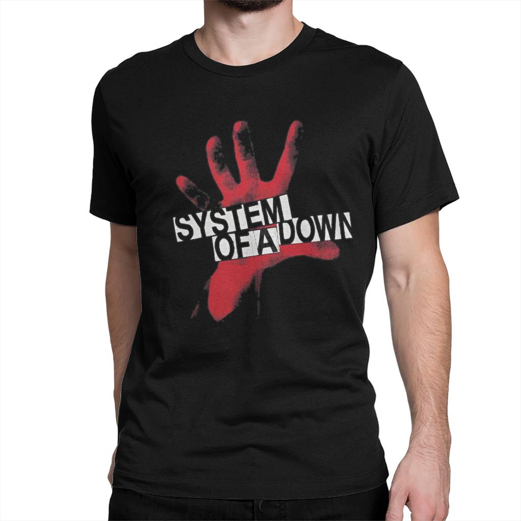 Amazing System of a Down Rock TShirt Men Womens Crewneck Pure Cotton T Shirts Short Sleeve Tees Plus Size Clothing
