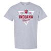 Indiana Hoosiers Dynamic Arrows Premium T-Shirt - Sport Grey