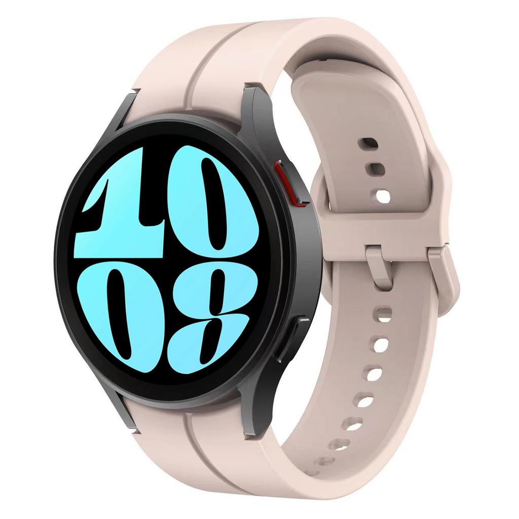 Silicone Band for Samsung Galaxy Watch 7/6/5/4 44mm 40mm/5 Pro 45mm Bracelet Galaxy Watch 4/6 Classic 47mm 43mm 46mm 42mm Strap