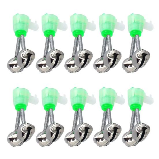 10Pcs Fishing Bite Alarms High Sensitivity Loud Sound Universal Simple Installation Fishing