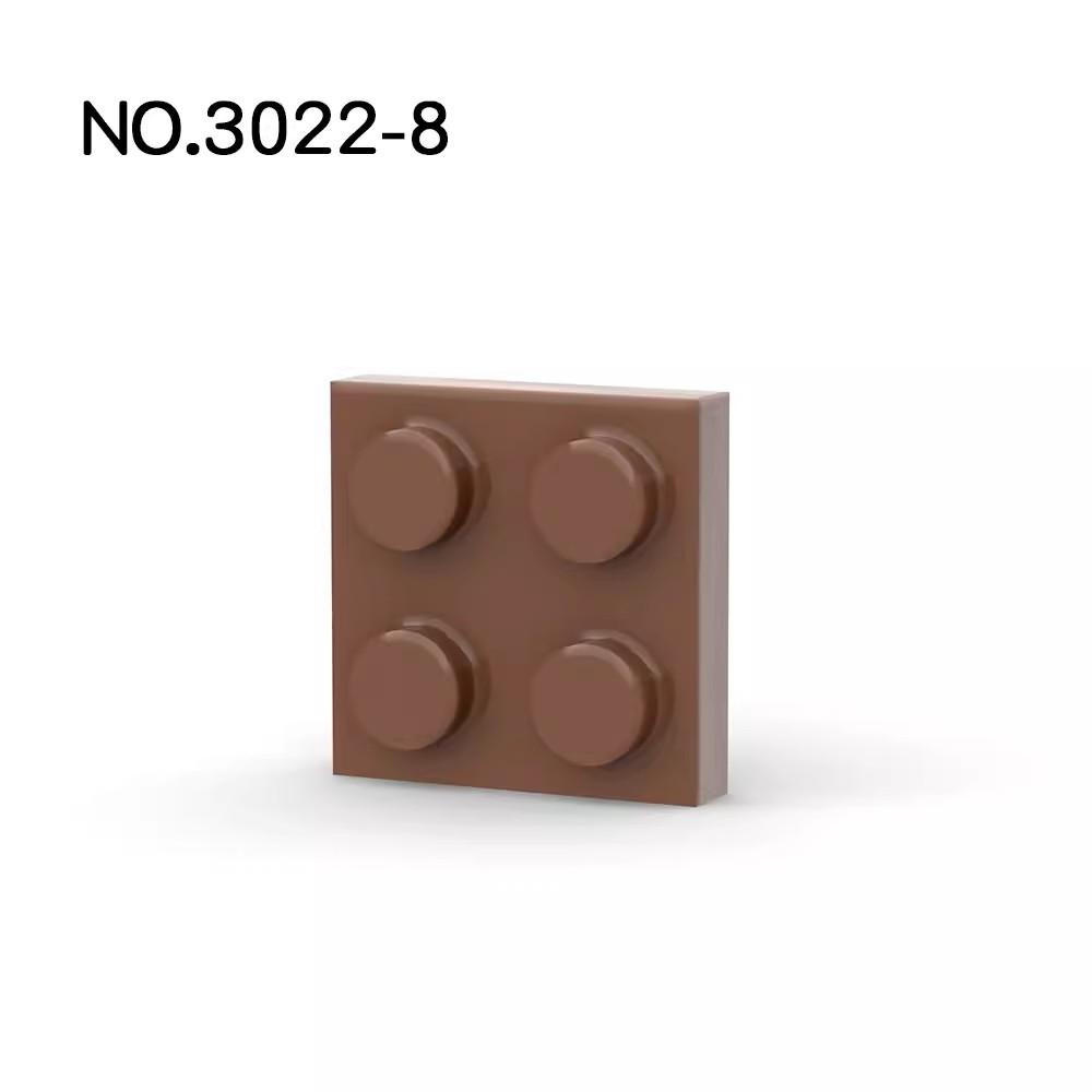 20Pcs MOC Parts 3022 94148 Plate 2 X 2 Compatible Bricks DIY Assmble Building Blocks Particle Kid Puzzle Brain Toy Birthday Gif