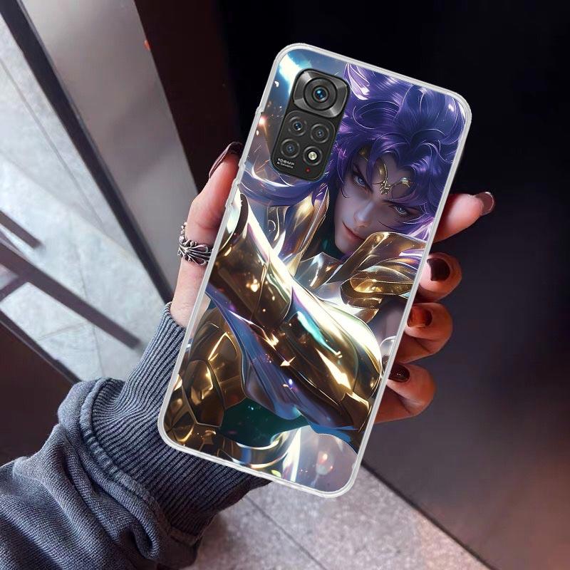 Saint Seiya Cool Phone Case For Xiaomi Poco X5 X6 X7 Pro F7 Ultra M7 Redmi 15C 15 13C 13 12C 12 10 10C 10A 9 9C 9T 9A Cover Poco