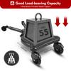 Baby Buggy Step Board Universal Stroller Board 2-in-1 Design 360° Wheels Anti-Slip Detachable Seat for 3-7 Kids
