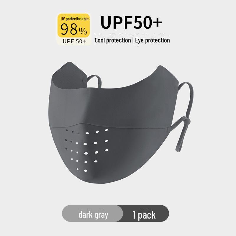 Maschera Solare da Donna in Seta Ghiaccio con Protezione UV per il Viso Completo e Copertura del Collo