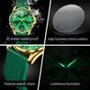 The New Top Men's Watch Green Water Ghost Quartz Watch The Night Light Leather Belt