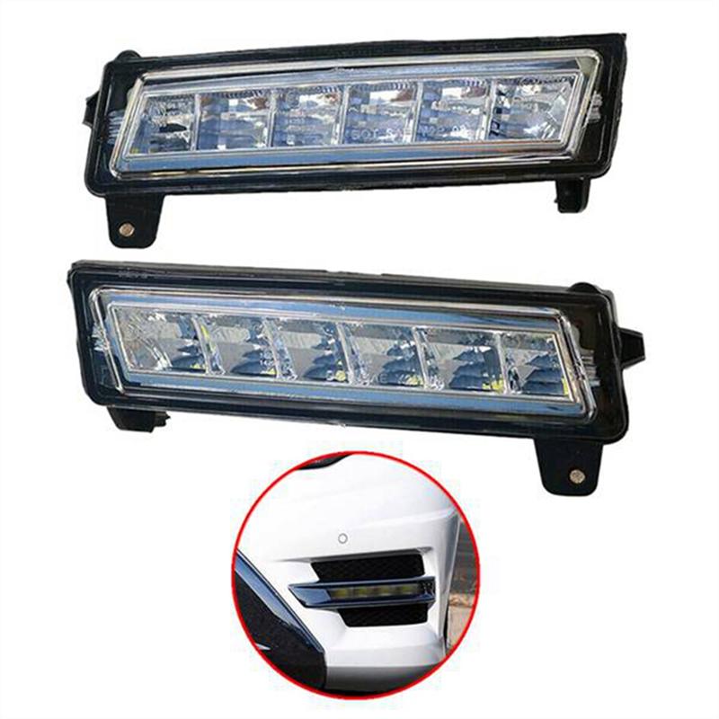 Car Front LED Fog Lamp Daytime Running Light A1649060151 A1649060251 For  ML GL GLK W164 X164 X204