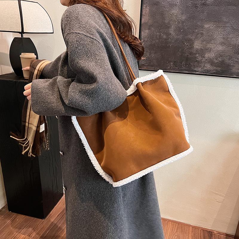Bolso de Mujer de Moda de Gran Capacidad, Bolso de Hombro Único Casual y Versátil para el Trayecto Diario