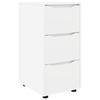 Storage Cabinet White 40 X 48 X 81 Cm Engineered Wood
