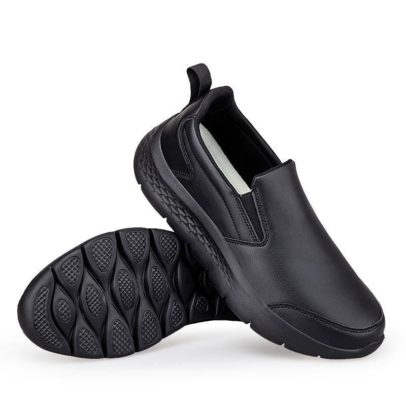 

Lightweight All Black Mens Loafers Slip Comfortable Casual Shoes Trendy Sneakers for Middle Aged Elderly Dad2026 48
