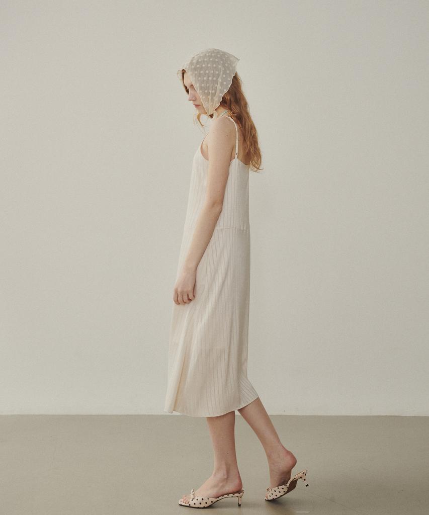 MELLY&ROSE Santa Monica Satin Dress (315301)_Beige