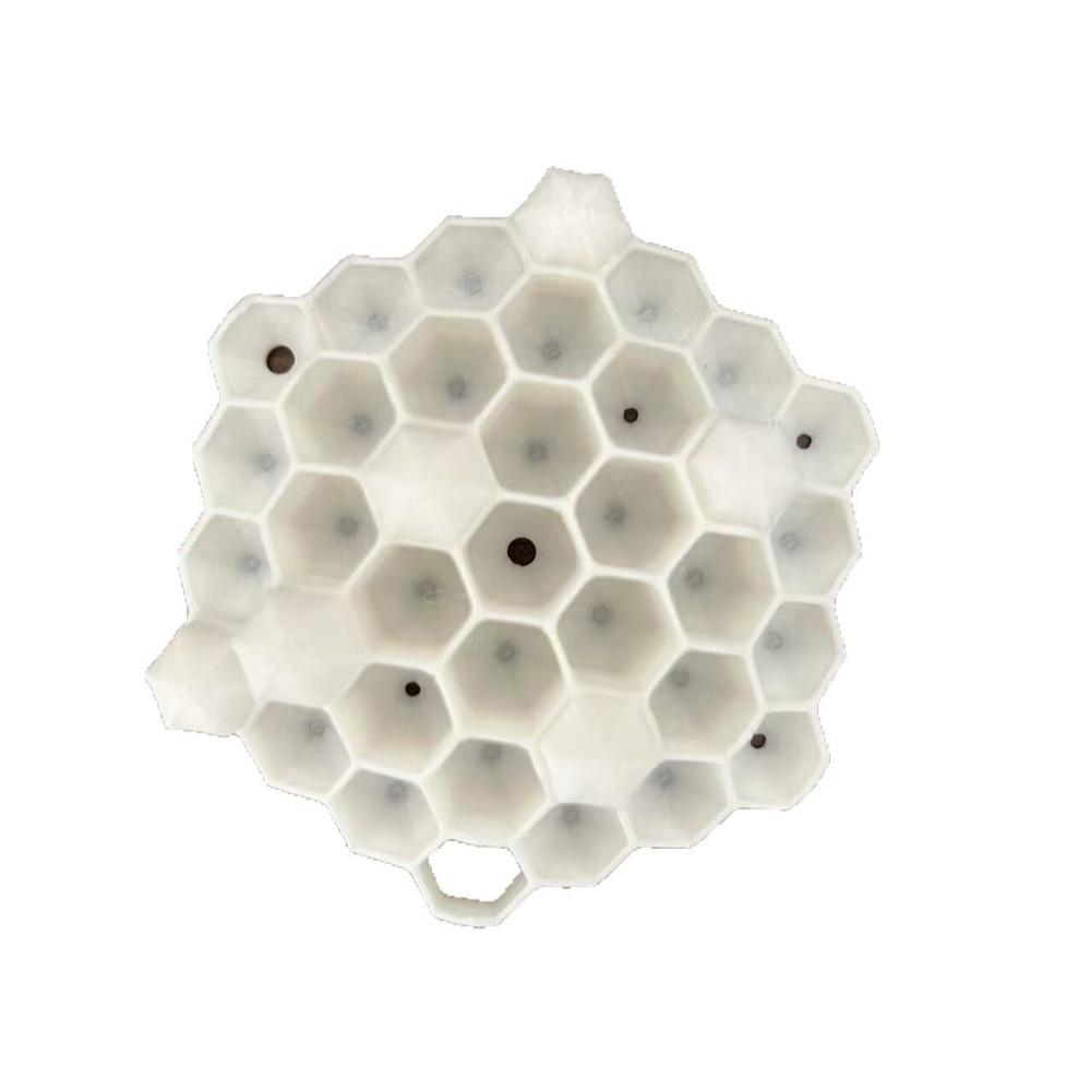 Plastic Wasp Deterrent 3D Fake Wasp Nest Effective Wasp Repellent Outdoor White