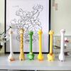 Practical Gel Pen Cartoon Character Shape Silicone Ergonomic Standing Pen Perfect for Writing Fun and Smooth Inks Flows