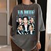 2026 Sommer Jamie Campbell Bower Upside Retro Schauspieler Trend Hochwertig Bequem Unisex Kleidung und Damenbekleidung T-Shirt
