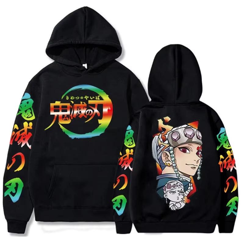 

Ghost Slayer Anime Kapuzen Sweatshirt Casual Sweatshirt Printed Pattern Sweatshirt Casual Outdoor Daily Hoodie S